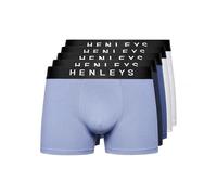 Henleys Mens Carbon Brushed Cotton Hoodie Soft Fleece Raised Ink Print Stylish & Cozy Sweatshirt Jacket Jumper Navy M