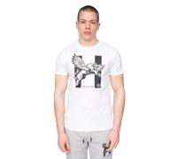 Henleys Mens Curveball T-Shirt (White) Cotton - Size Large