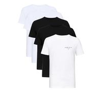 Henleys Mens Hencinq A T-Shirt (Pack of 5) (White/Black) - Size X-Large