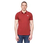 Henleys Mens Henflare Polo Shirt (Deep Red) - Bordo Cotton - Size Large