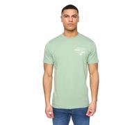 Henleys Mens Hentitled Cotton T-Shirt (Sage Green) - Size Large
