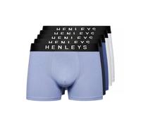 Henleys Mens Inkset Marl Boxer Shorts (Pack of 5) BG1338