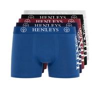 Henleys Mens Kelmack2 Boxer Shorts (Pack of 5) BG2166