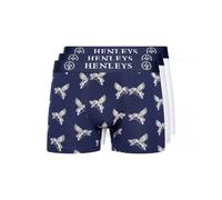 Henleys Mens Lionwing Assorted Designs Boxer Shorts (Pack of 3) BG1330