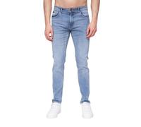 Henleys - Mens ‘MAYHEN’ Slim Fit Cotton Rich Denim Jeans (Light Wash, W36 L34)