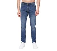 Henleys - Mens ‘MAYHEN’ Slim Fit Cotton Rich Denim Jeans (Stone Wash, W36 L32)