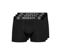 Henleys Men's McBlacken Boxers 3pk in Black | Size: 2XL Henleys Black 2XL