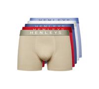 Henleys Motley Boxer Shorts 5Pk Men's