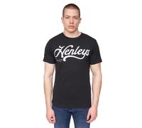 Henleys Mens Scripthen Logo T-Shirt BG1375