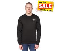 Henleys Scripthen Crew Sweatshirt Men's Trainers, Size M In Black