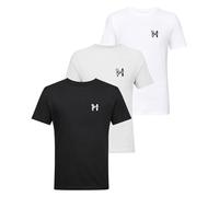 Henleys Triphen Mens 3pk Comfort Cotton Designer Fashion T-Shirts Multicolour
