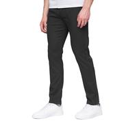 Henleys Men's Visit Chinos in Black | Size: W32 L32 Henleys Black W32 L32
