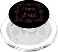 Henna Artist Style Henna Look Pattern Mehndi Body Painting PopSockets PopGrip for MagSafe