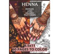 Henna Coloring Book for Adults, Mehndi Mandala Designs: South Asian Couture, Wedding Season