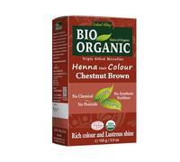 Henna Hair Dye 100% Bio Organic Triple Sifted Microfine Powder (Chestnut Brown)