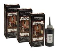 Henne Color Black Hair Colouring Cream 90ml (Pack of 3) New Fashion House