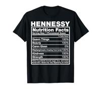 Hennessy T-Shirt Hennessy Name Birthday Shirt Gift T-Shirt T-Shirt