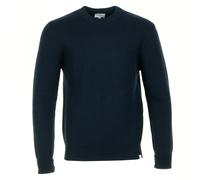 Henning Cotton Wool Ribbed Sweater Dark Navy, Small