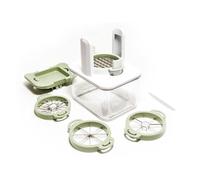 Henning Lee 4-in-1 Fresh Prep Fruit and Veggie Slicer, Green