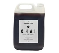 Henny & Joe's Masala Chai Concentrate Syrup - Indian Blend of Spices for Tea & Latte | 100% Natural Ingredients - Vegan - Award-Winning | No Caffeine, Allergens, or Artificial Preservatives - 5L