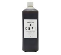 Henny & Joe's Masala Chai Concentrate Syrup - Indian Blend of Spices for Tea & Latte | 100% Natural Ingredients - Vegan - Award-Winning | No Caffeine, Allergens, or Artificial Preservatives - 1L