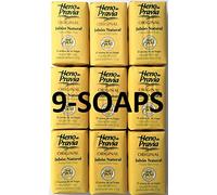 Heno De Pravia Jabón Grande 4.5 oz Ea. Original (9 jabones en total)