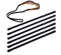 HENOALR Black Glasses Strap and eyeglasses Cord for Men Eye Glasses String Strap Sport Glasses Cable Great Value Reading Glasses Universal Size for Adult Style Pack of 6 Black