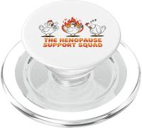 Henopause Squad Funny Menopause Chicken Women PopSockets PopGrip for MagSafe