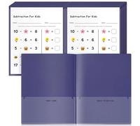 Henoyso 24 Pcs Take Home Folder Heavy Duty 2 Clear Front Pockets and 2 Inside Pockets Homework Folders for School Students Parent Teacher Classroom Communication (Dark Blue)