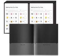 Henoyso 24 Pcs Take Home Folder Heavy Duty 2 Clear Front Pockets and 2 Inside Pockets Homework Folders for School Students Parent Teacher Classroom Communication (Black)