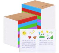 Henoyso 40 Pcs Primary Composition Notebook 9 3/4 x 7 1/2 Inch Kids Journal, Back to School Supplies, K-2 Primary Writing Notebook for Kids Student Draw and Write Story Journal (4 Color)