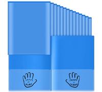 Henoyso 48 Pcs Two Pocket Parent Teacher Classroom Communication Folder Take Home Folders with Clear Plastic Heavy Duty Pocket Fit Letter Size for Home Teacher Students School, 11.8×9.45 Inch(Blue)
