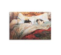Henri De Toulouse-Lautrec Poster Work《In Bed, 1893》_LE_upscale_balanced_x2》 Picture Print Canvas Wall Paint Arts Decor Modern Home Artworks Idea 24x36inch(60x90cm)