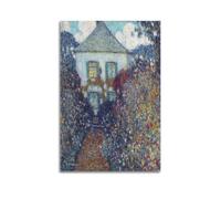 Henri Eugene Augustin Le Sidaner-The House Of Jean Jacques Rousseau Artwork Poster Wall Art Bedroom Prints Home Decor Hanging Picture Canvas 20x30inch(50x75cm)