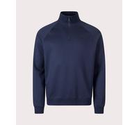 Henri-Lloyd Mens Kinsale Quarter Zip Sweatshirt - Colour: 602 Navy Blue - Size: XXL