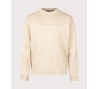 Henri-Lloyd Mens Lytham Crew Neck Sweatshirt - Colour: 019 Oyster Beige - Size: Medium