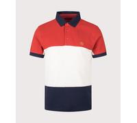 Henri-Lloyd Mens Nautique Polo Shirt - Colour: 315 Freo Red/Off White - Size: XXL