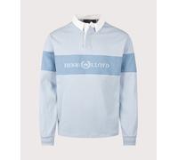 Henri-Lloyd Mens Voyager Rugby Shirt - Colour: 640 Fog Blue - Size: Medium