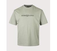 Henri-Lloyd Mens Walmer T-Shirt - Colour: 726 Pale Jade - Size: Medium