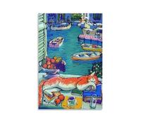 Henri Matisse Cat Painting Posters Art Print Wall Photo Hanging Picture Family Bedroom Decor 12x18inch(30x45cm)