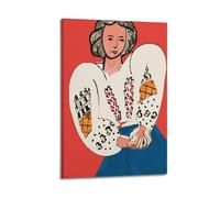 Henri Matisse Painter's Artwork The Romanian Blouse Posters Canvas And Wall Art Picture Print Modern Family Bedroom Decors 20x30inch(50x75cm)