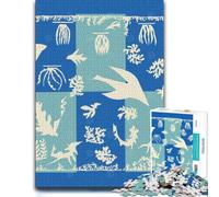 Henri Matisse Polynesia The Sea 1946 Wooden Jigsaw for Adults | Adult Jigsaw Puzzle: piece-by-piece progress toward a clear completion goal at your own pace.