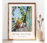 Henri Matisse Print, The Terrace, St. Tropez art, Tropical Print, Gallery Wall Art, French wall decor, Matise Art Print (A1-59.4 x 84.1cm)