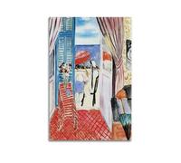 Henri Matisse Printed Posters Woman with A Red Umbrella Cool Artworks Painting Wall Art Canvas Prints Hanging Picture Home Decors Idea 16x24inch(40x60cm)