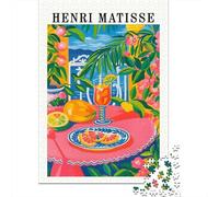 Henri Matisse Still Life with Fruit 1000 Piece Jigsaw Puzzle, 52x38cm/1000pcs, for Adults, Quiet Home Activity, Family Time And Year-Round Leisure