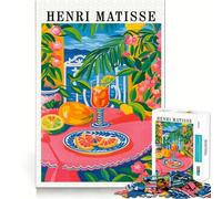 Henri Matisse Still Life with Fruit 1000 Piece Puzzle For Adults Creative Play Snug Joint Real Challenge Night Activity (50x75cm)