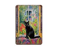 Henri Matisse Style Retro Poster Metal Tin Sign Chic Art Retro Iron Painting Bar People Cave Cafe Family Garage Poster Wall Decoration 8x12inch(20x30cm)
