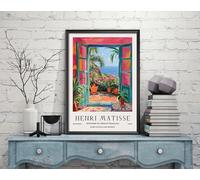 Henri Matisse Windows Print, Henri Matisse Exhibition Print, Henri Matisse Poster, Vintage Matisse Wall Art, Vintage Poster (42b) A2