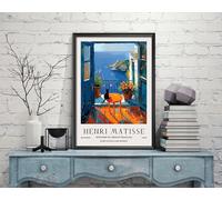 Henri Matisse Windows Print, Henri Matisse Exhibition Print, Henri Matisse Poster, Vintage Matisse Wall Art, Vintage Poster (03b) A2
