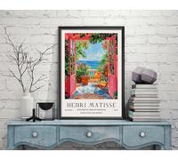 Henri Matisse Windows Print, Henri Matisse Exhibition Print, Henri Matisse Poster, Vintage Matisse Wall Art, Vintage Poster (07b) A2
